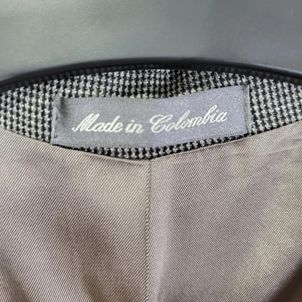 Oscar De La Renta Mens 100% Wool Blazer Gray 46L Sport Coat